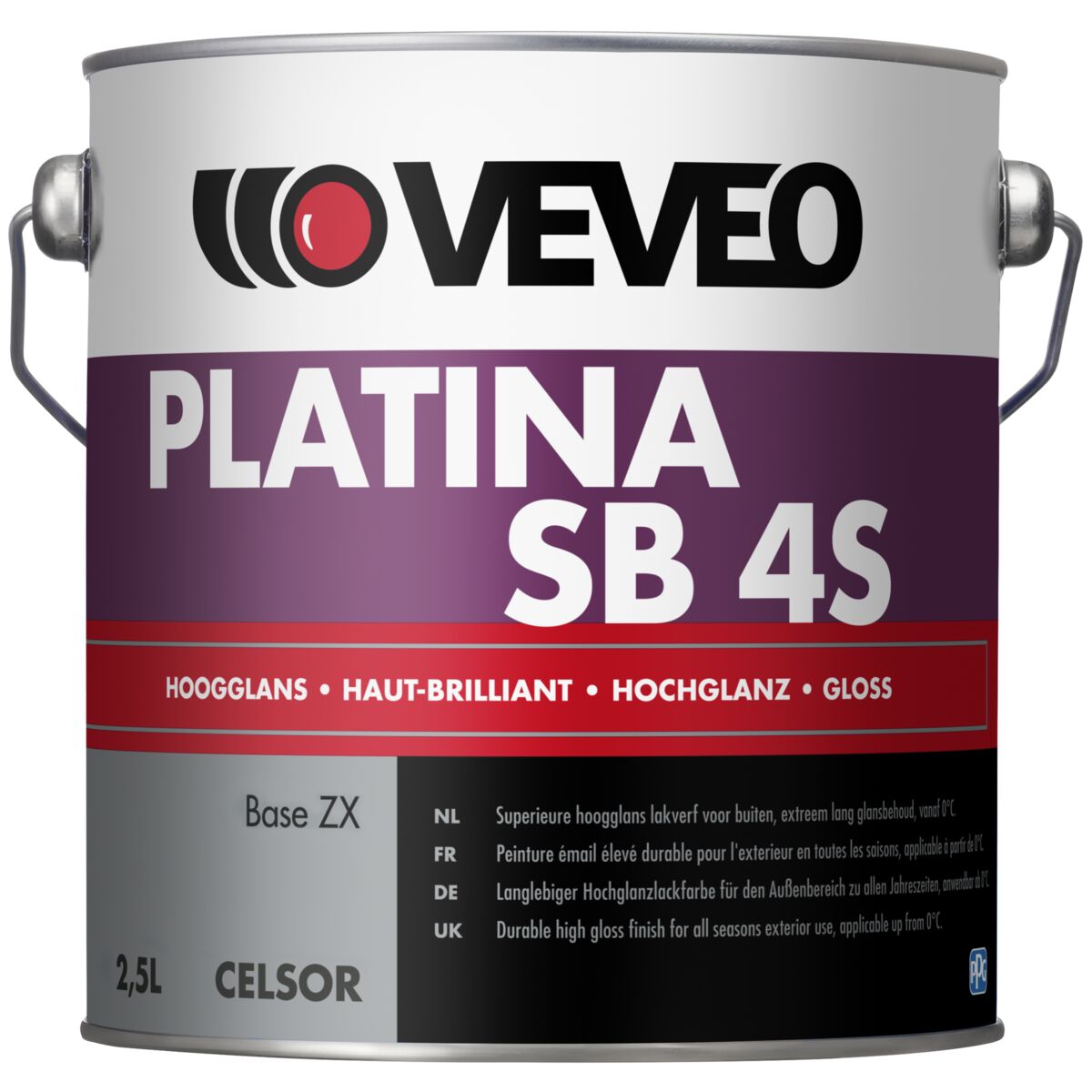 Celsor Platina SB 4S Hoogglans
